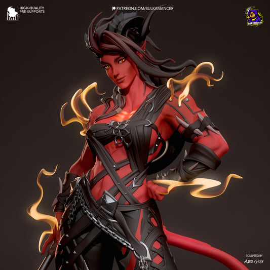 Karlach Stylized Resin Fan Art - MTO (Design by Bulkamancer)