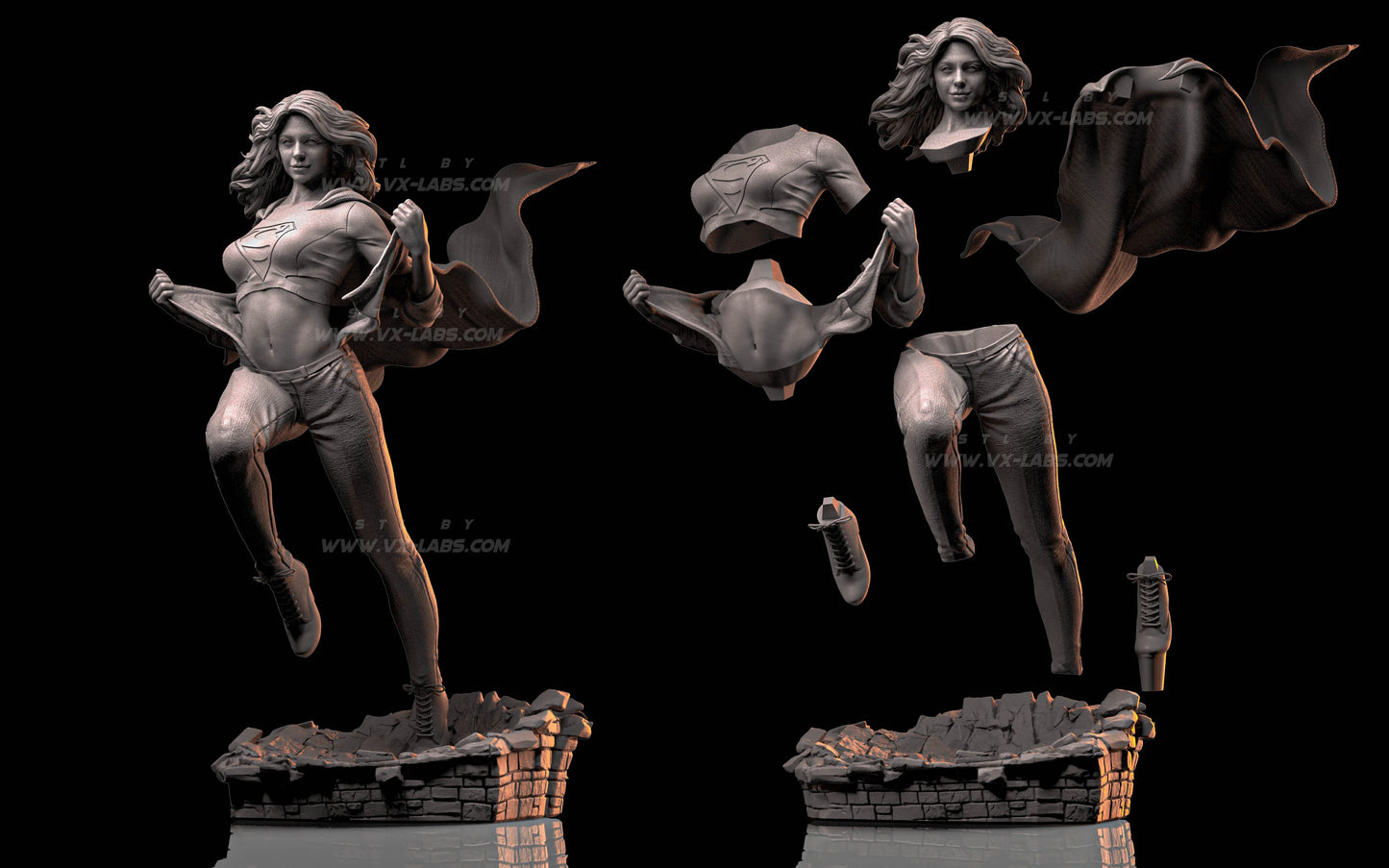 Supergirl Resin Fan Art - MTO (VXLabs)