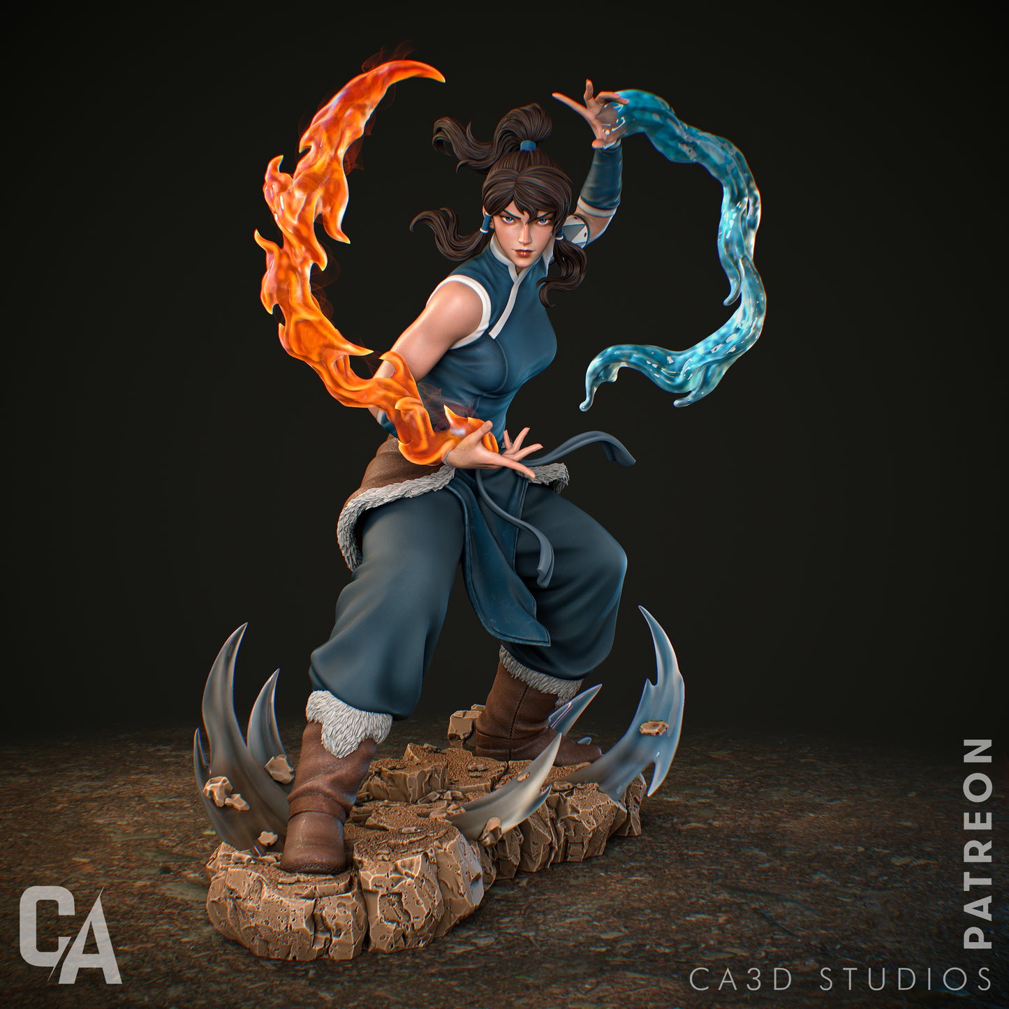 Kora Collectible Resin Fan Art Pro Painted - MTO