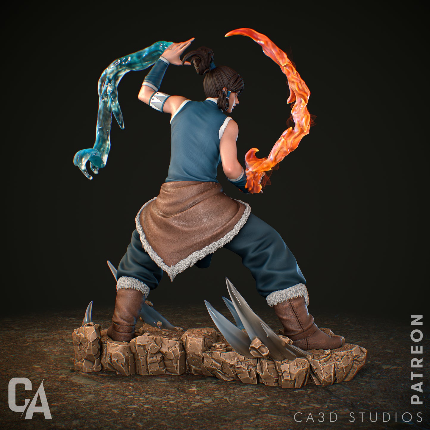 Kora Collectible Resin Fan Art Pro Painted - MTO