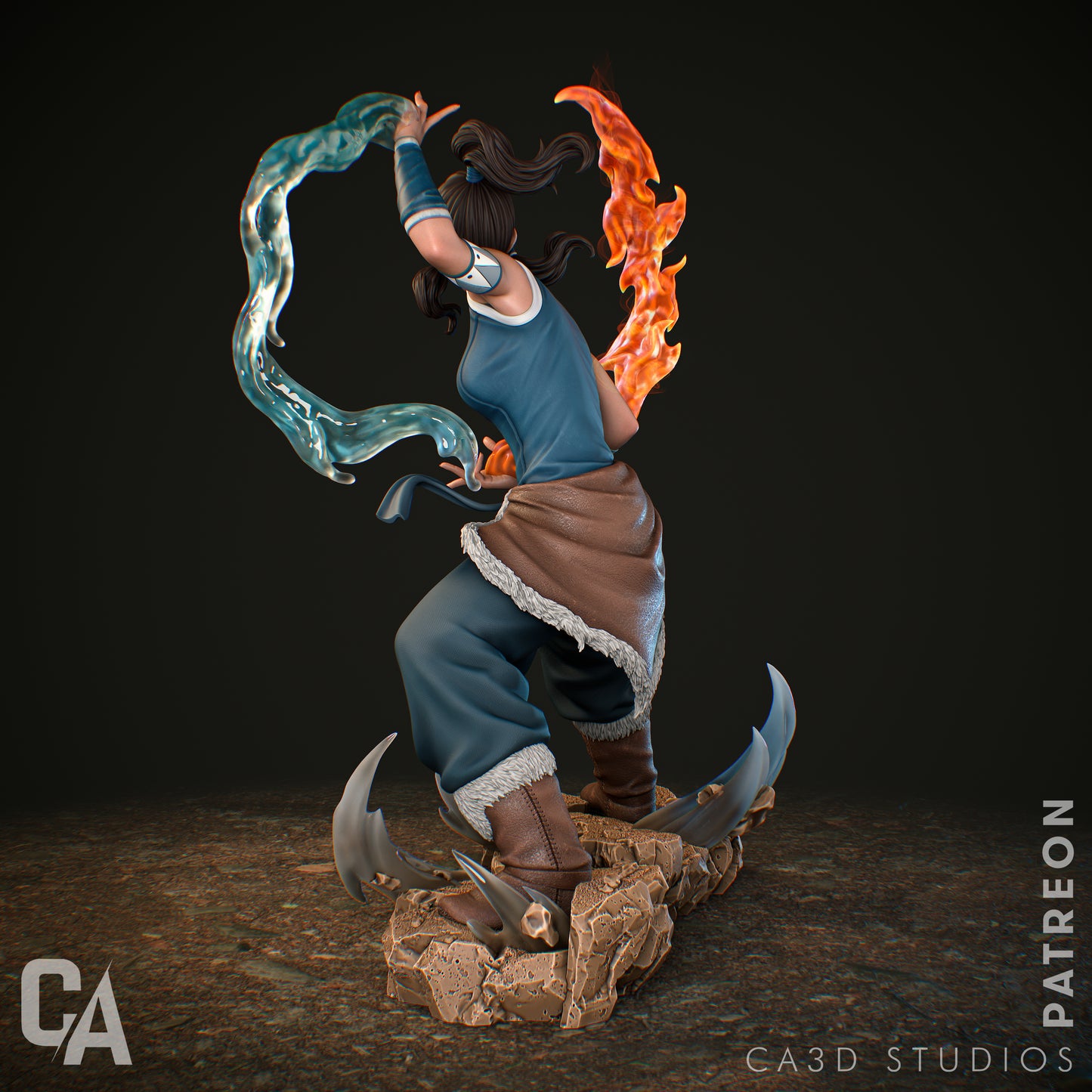 Kora Collectible Resin Fan Art Pro Painted - MTO