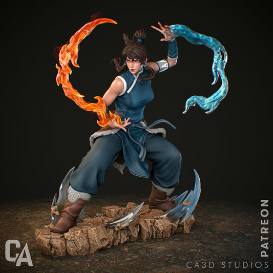 Kora Collectible Resin Fan Art Pro Painted - MTO