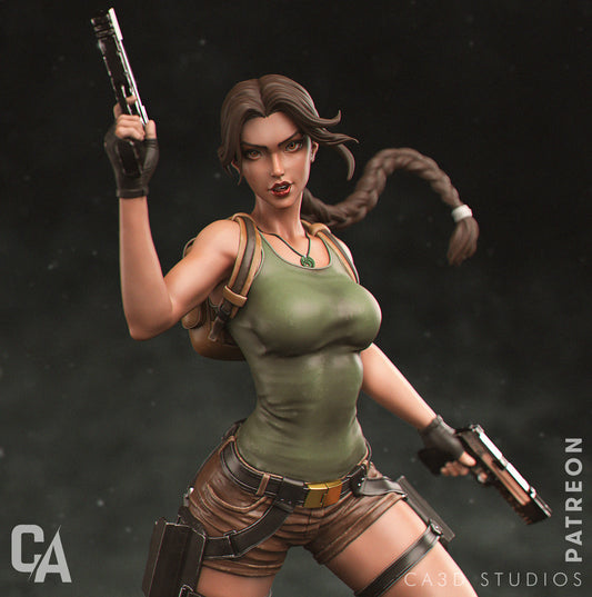 Lara Croft Resin Fan Art - MTO (CA3D)