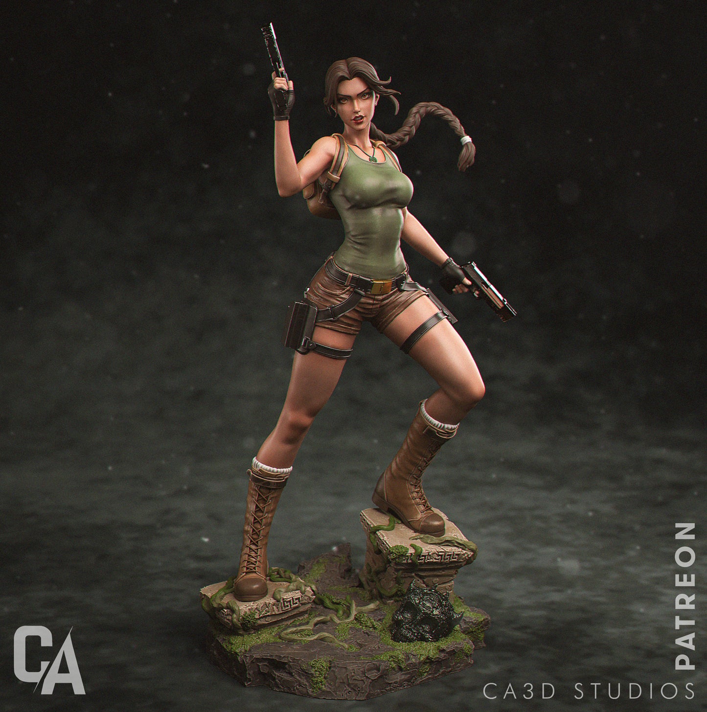 Lara Croft Resin Fan Art - MTO (CA3D)