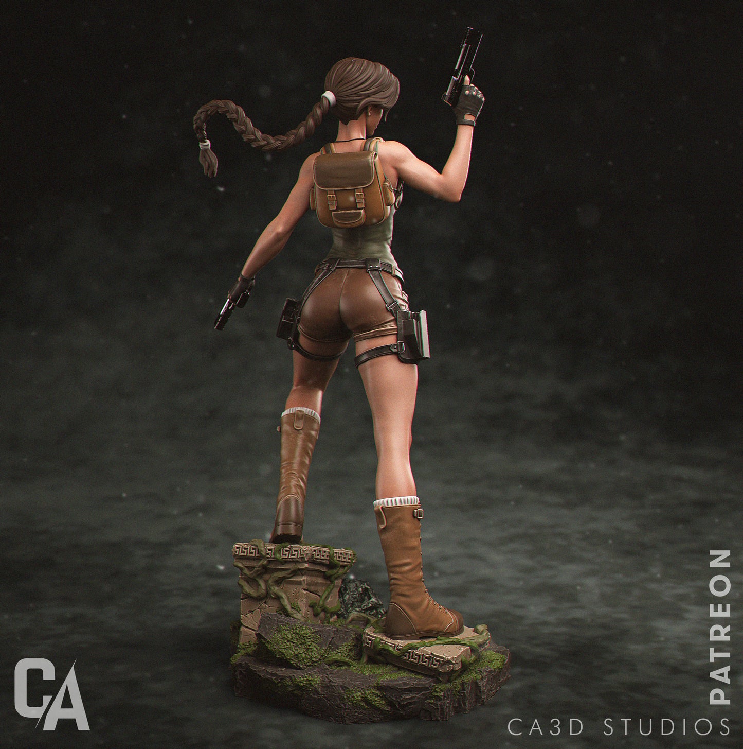 Lara Croft Resin Fan Art - MTO (CA3D)