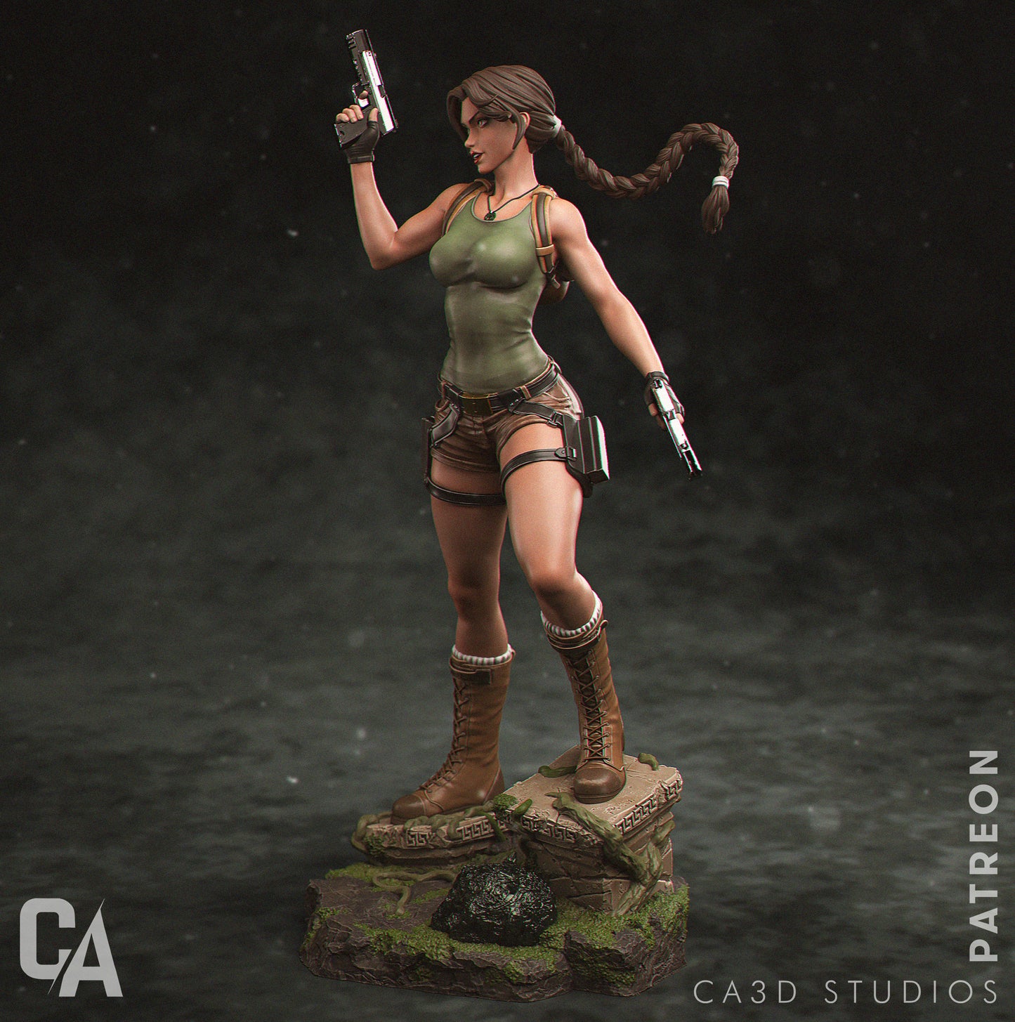 Lara Croft Resin Fan Art - MTO (CA3D)