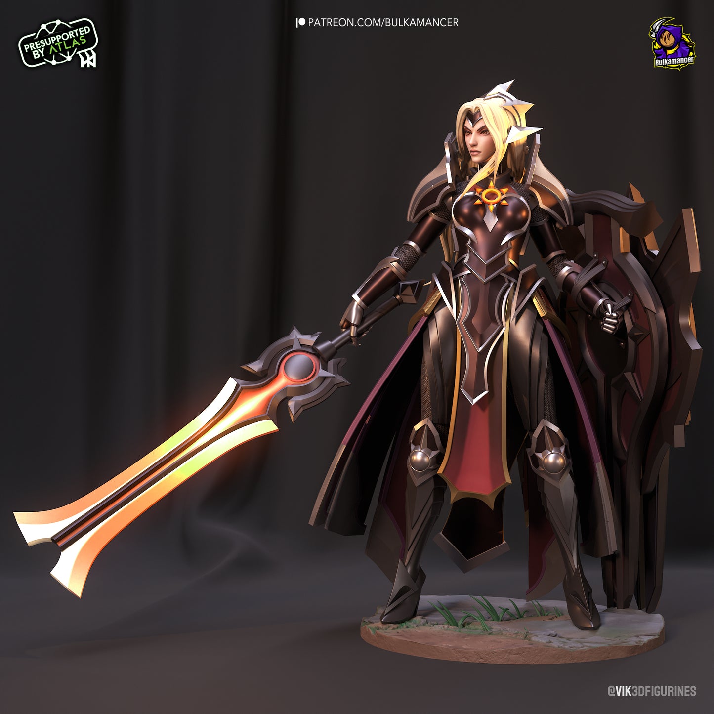 Leona League of Legends Resin Fan Art - MTO (Bulka)