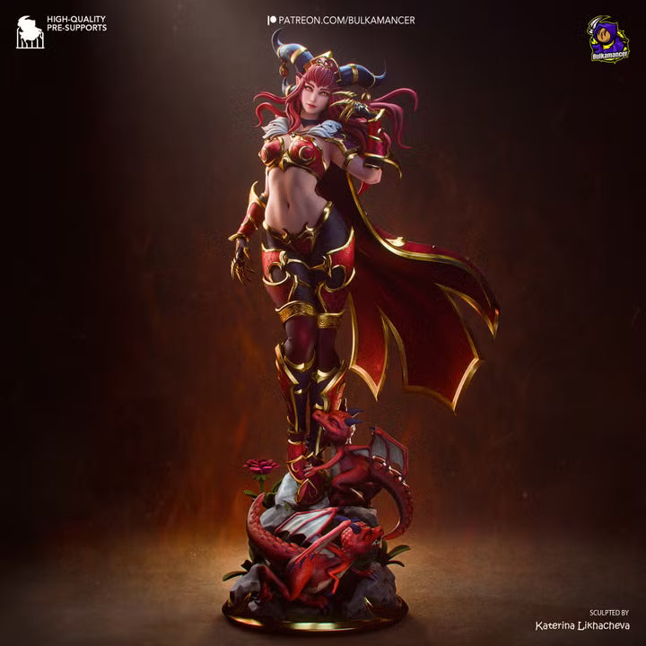 Alexstrasza World of Warcraft Resin Art (Design by Bulkamancer)