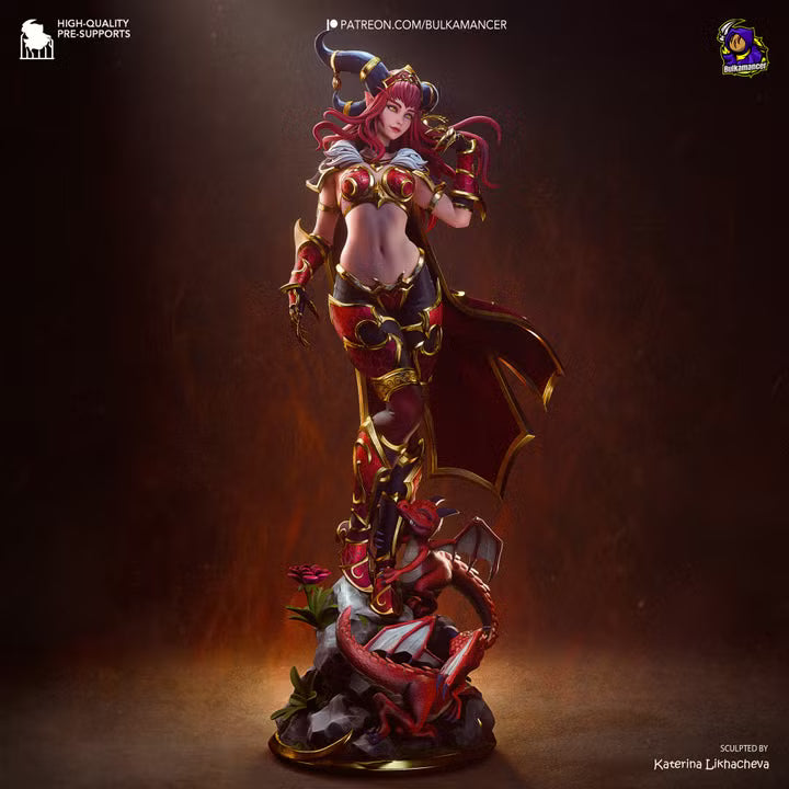 Alexstrasza World of Warcraft Resin Art (Design by Bulkamancer)
