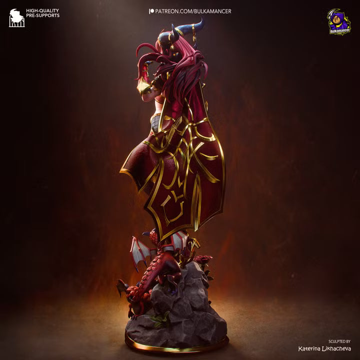 Alexstrasza World of Warcraft Resin Art (Design by Bulkamancer)