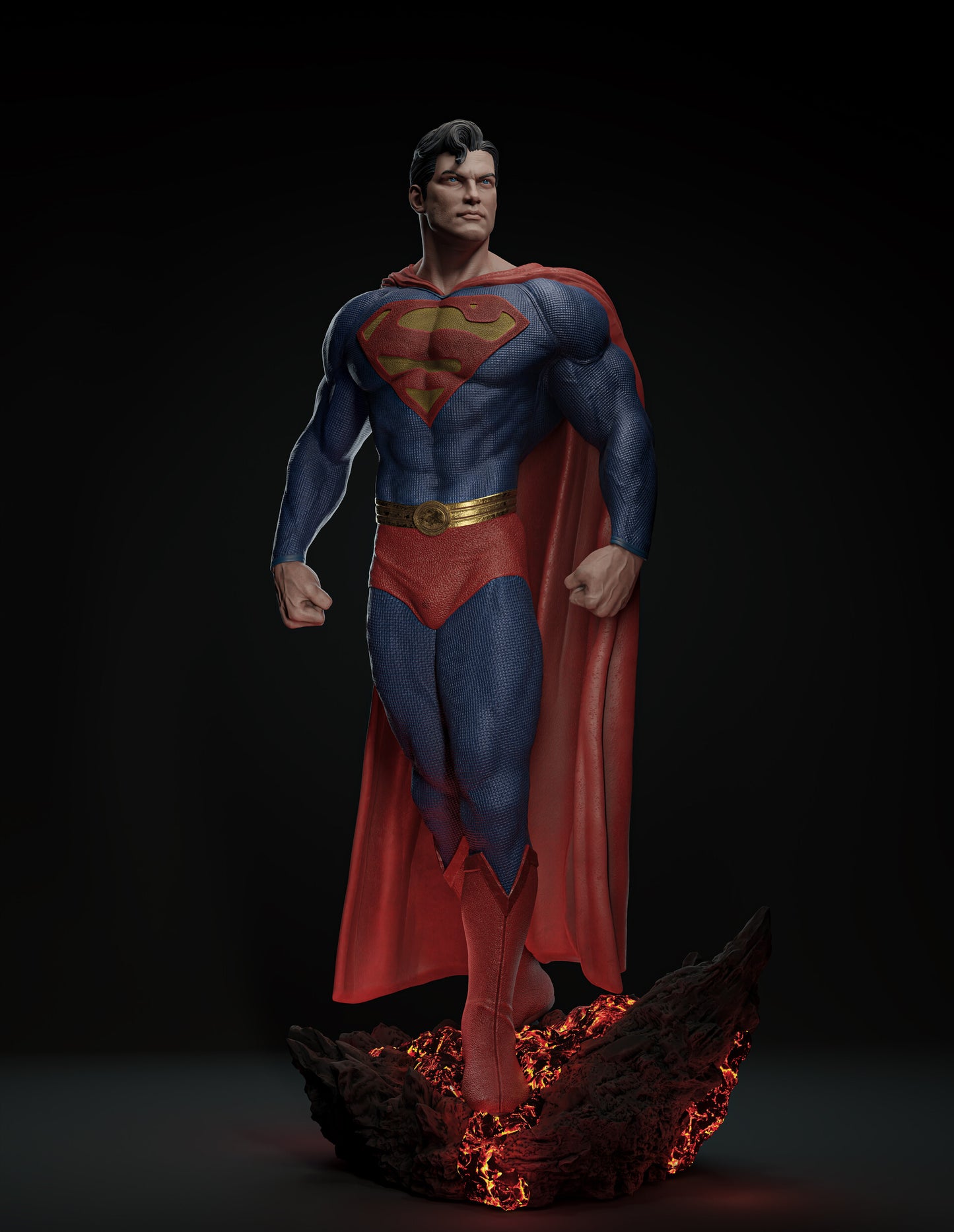 Superman Resin Sculpture Fan Art - MTO (SDO)