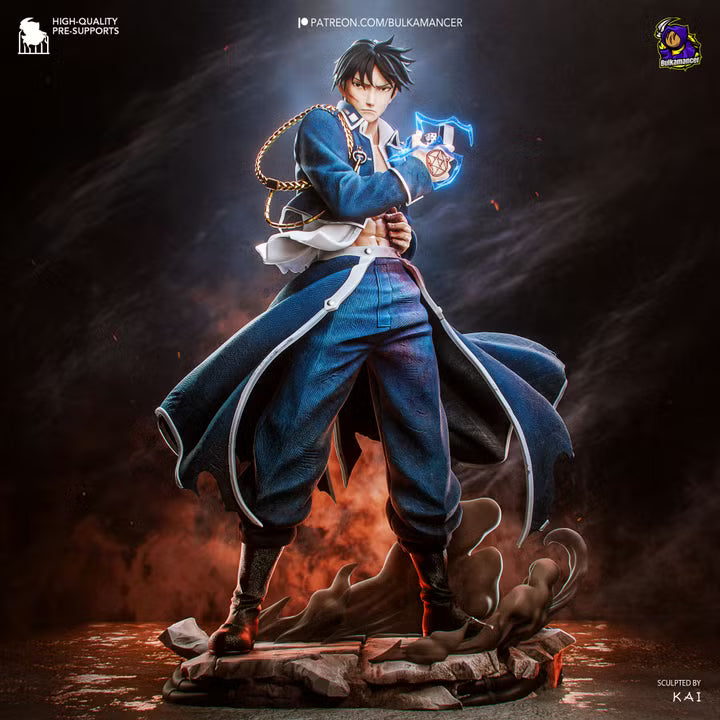 Roy Mustang Resin Art (Design by Bulkamancer)