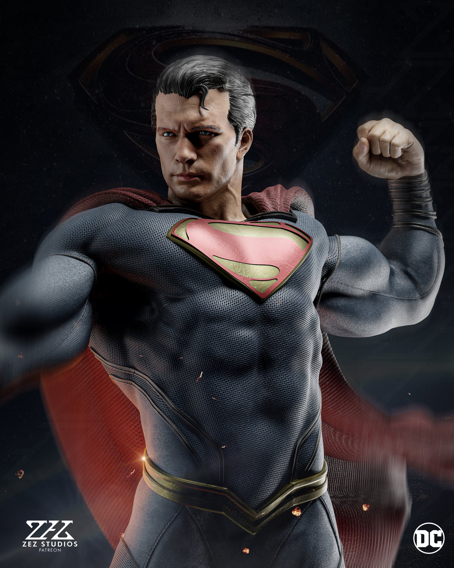 Superman Resin Fan Art - MTO (ZEZ)