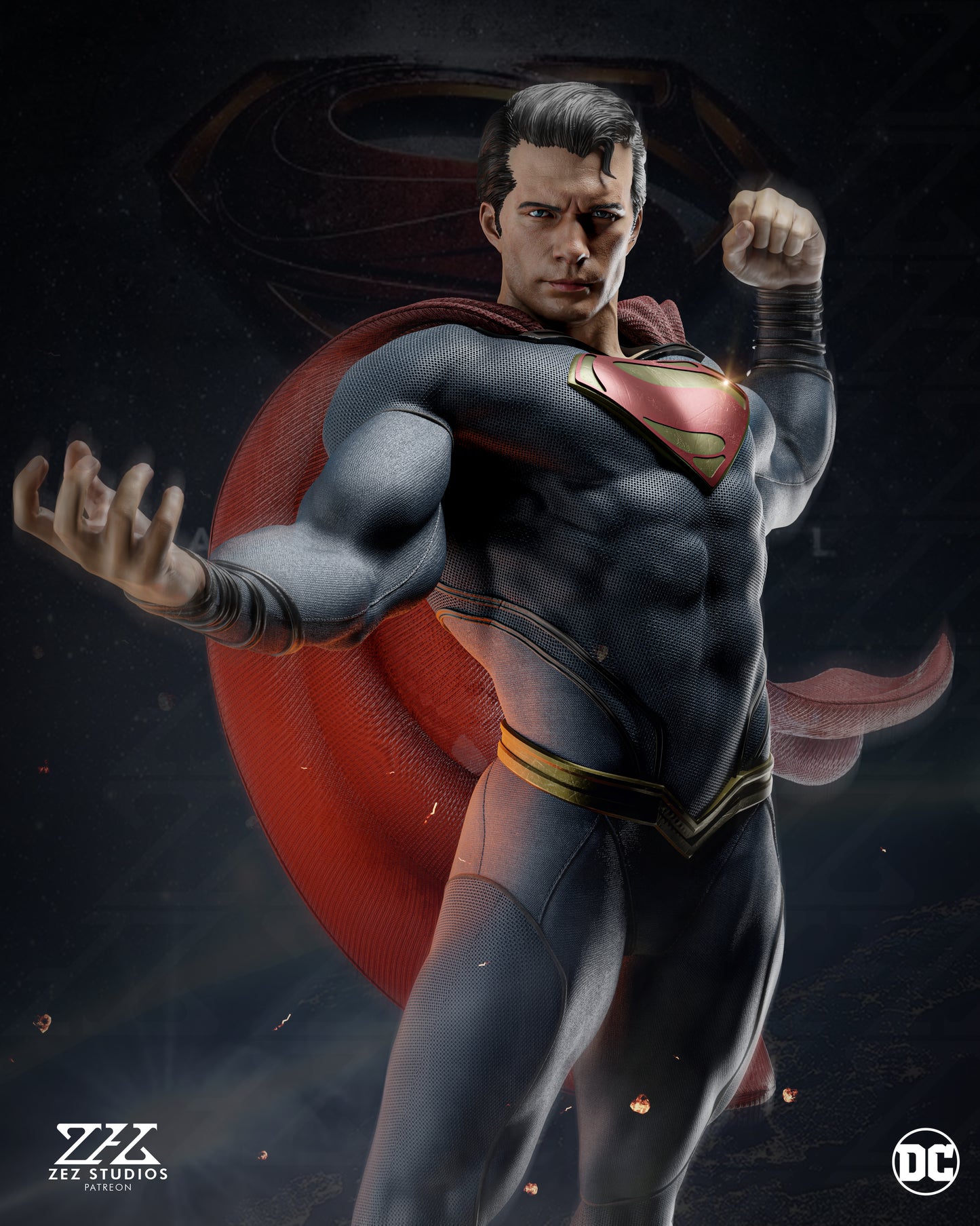 Superman Resin Fan Art - MTO (ZEZ)