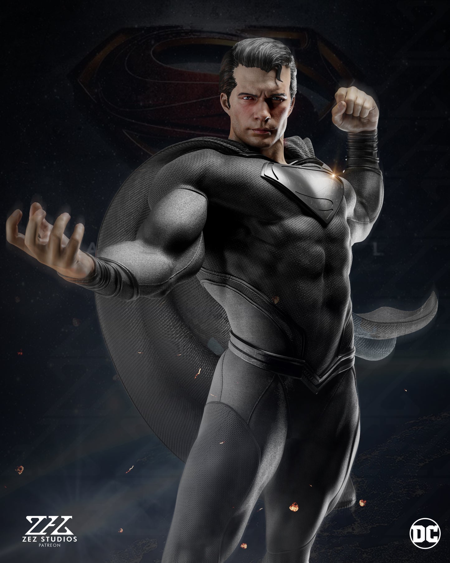 Superman Resin Fan Art - MTO (ZEZ)