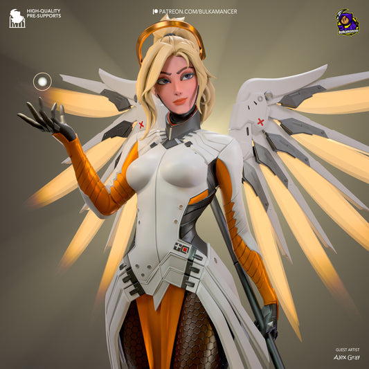 Mercy Overwatch Resin Fan Art - MTO