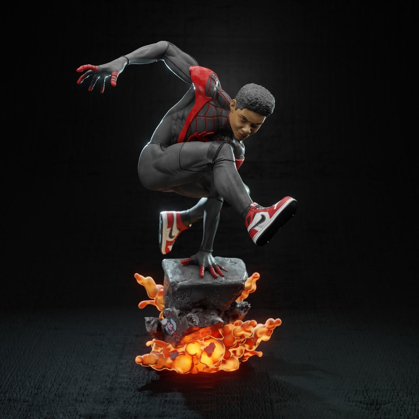 Miles Morales Resin Fan Art - MTO (3DMind)