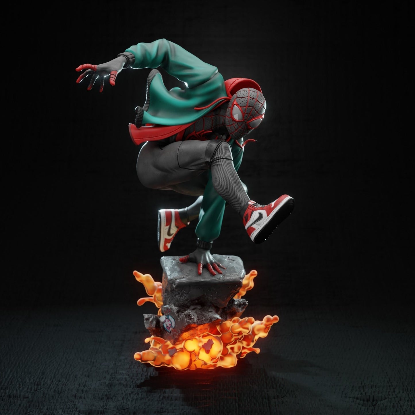 Miles Morales Resin Fan Art - MTO (3DMind)