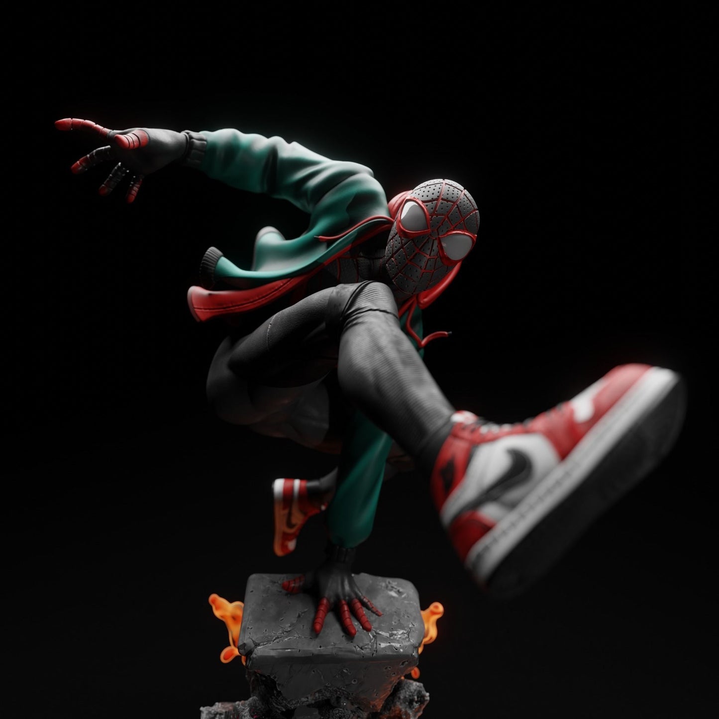 Miles Morales Resin Fan Art - MTO (3DMind)