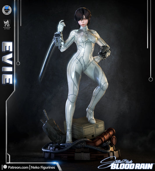 Evie Stellar Blade Resin Art (Neko Version)