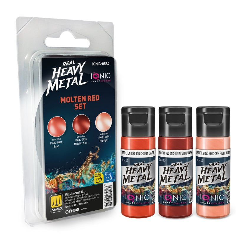 Ionic Real Heavy Metal Set - Molten Red