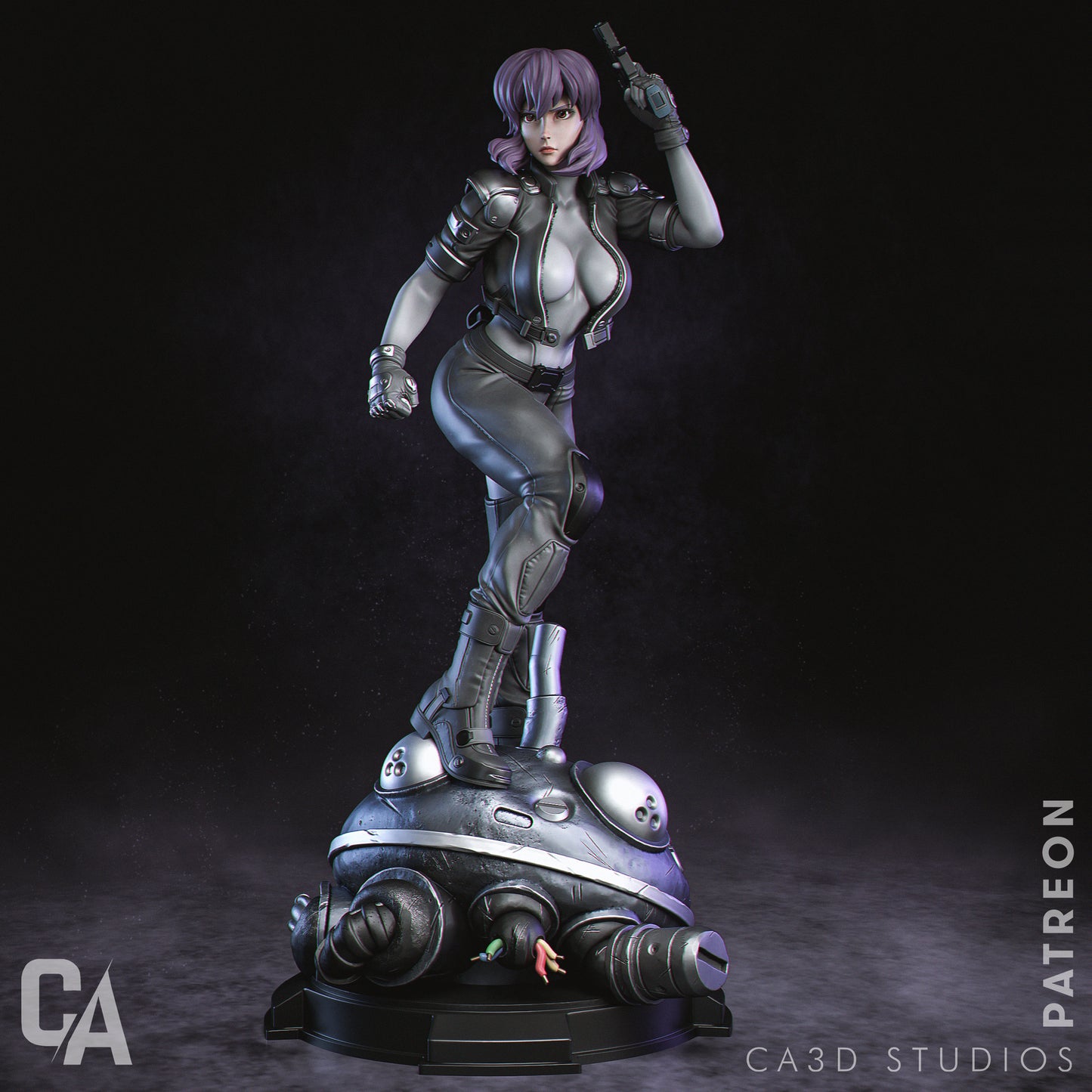 Motoko Resin Fan Art - MTO (CA3D)