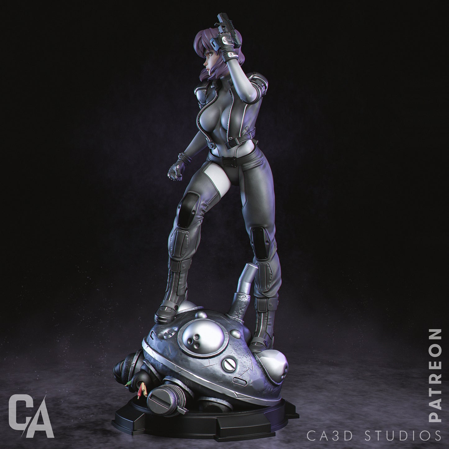 Motoko Resin Fan Art - MTO (CA3D)