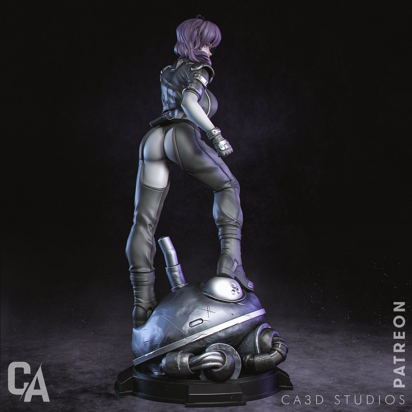 Motoko Resin Fan Art - MTO (CA3D)