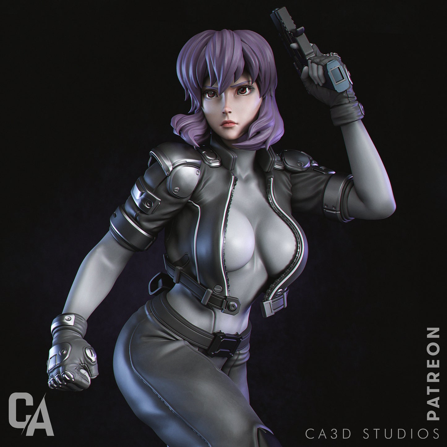 Motoko Resin Fan Art - MTO (CA3D)