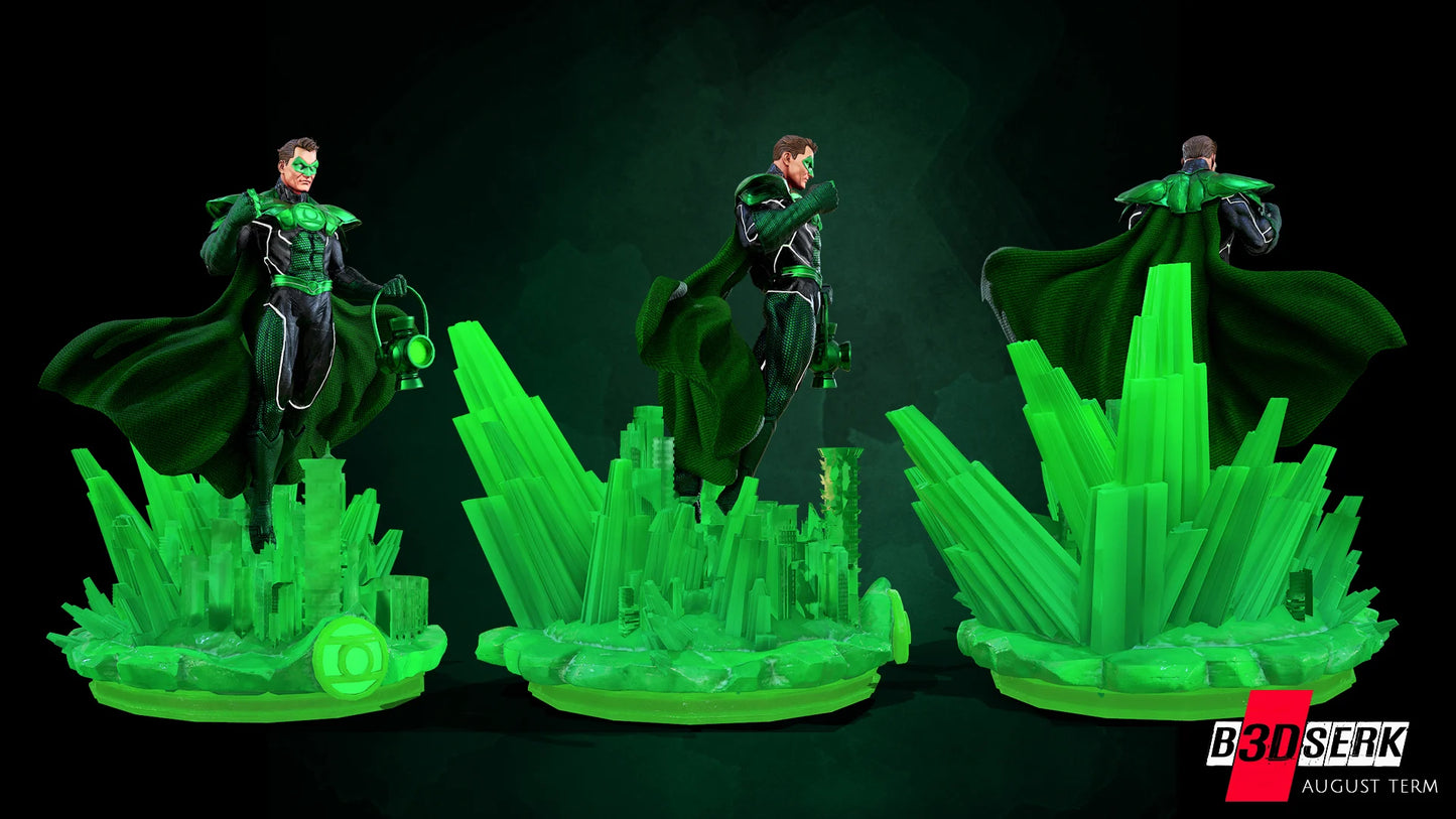 Green Lantern Resin Sculpture Fan Art Pro Painted - MTO