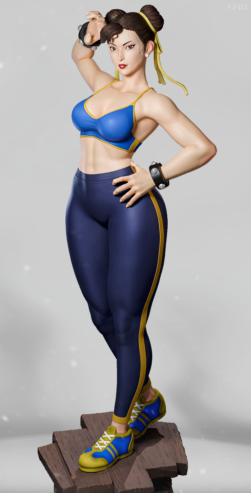 Chun-Li Street Fighter Resin Art (East Sea Monster Version)