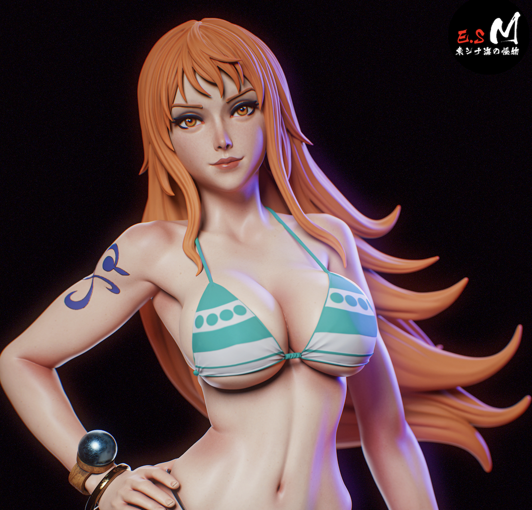 Nami Resin Art (East Sea Monster Version)