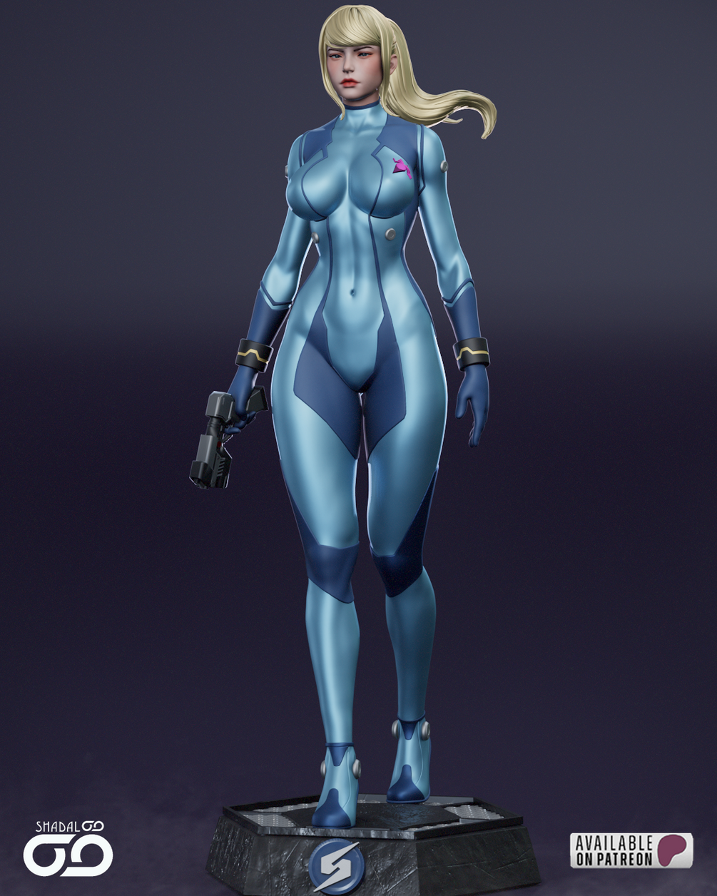 Samus Resin Art (Shadaloo)