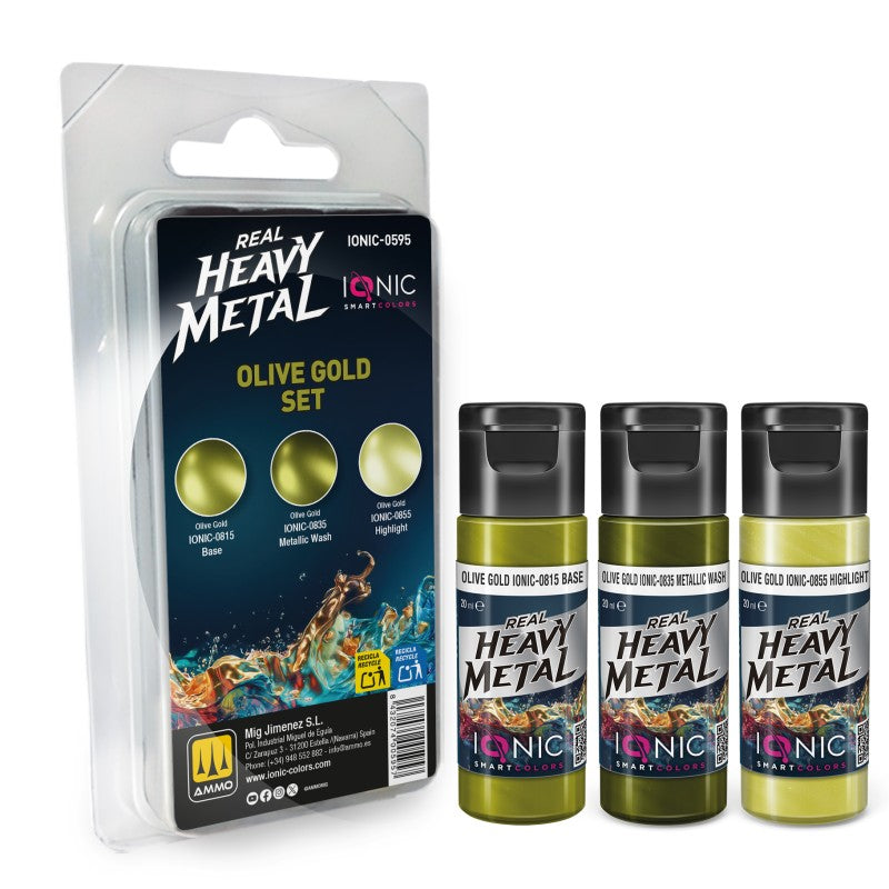 Ionic Real Heavy Metal Set - Olive Gold