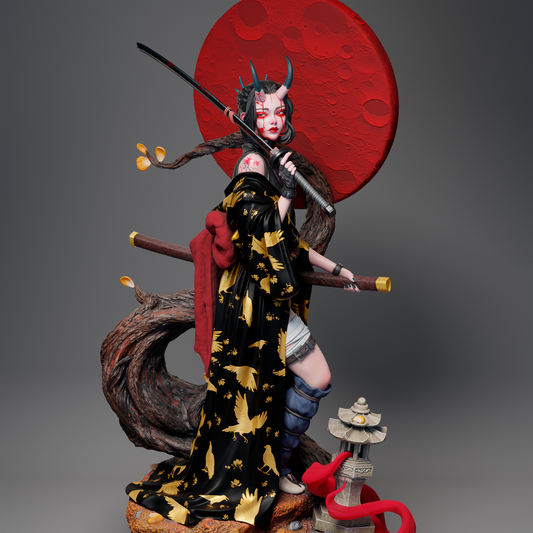 Oni Resin Fan Art (Design by CA3D Studios)