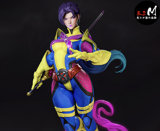 Psylocke Resin Art (East Sea Monster Version)