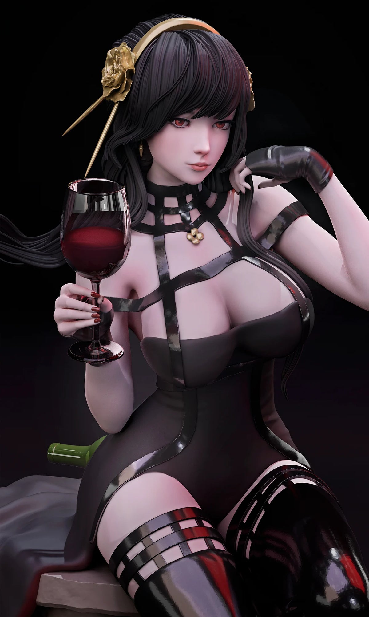 Yor Forger Resin Art (Nympha3D)