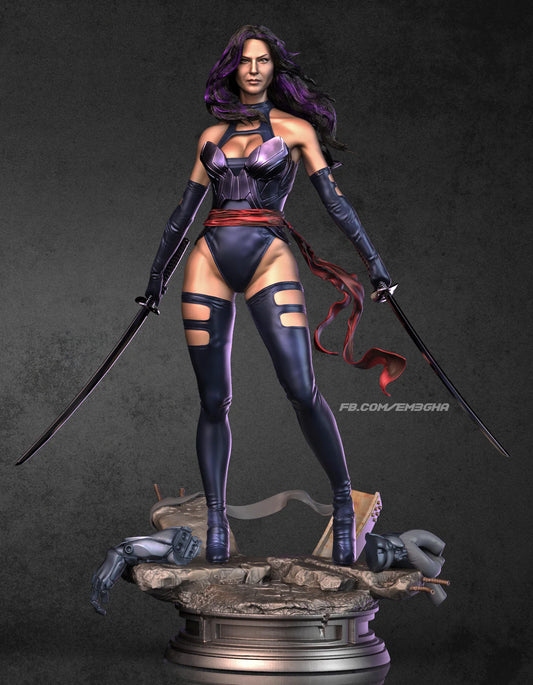 Psylocke Resin Fan Art - MTO (VXLabs)