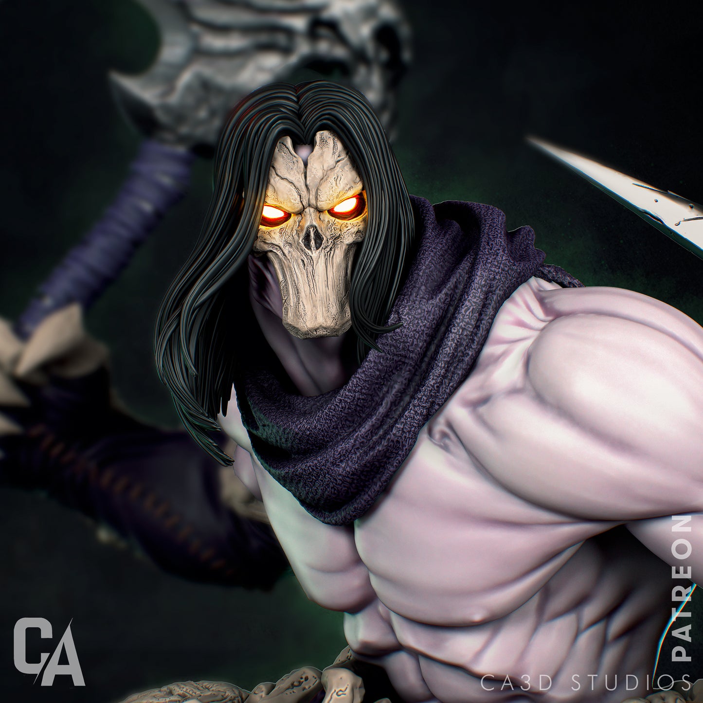 Death Collectible Resin Fan Art Pro Painted - MTO