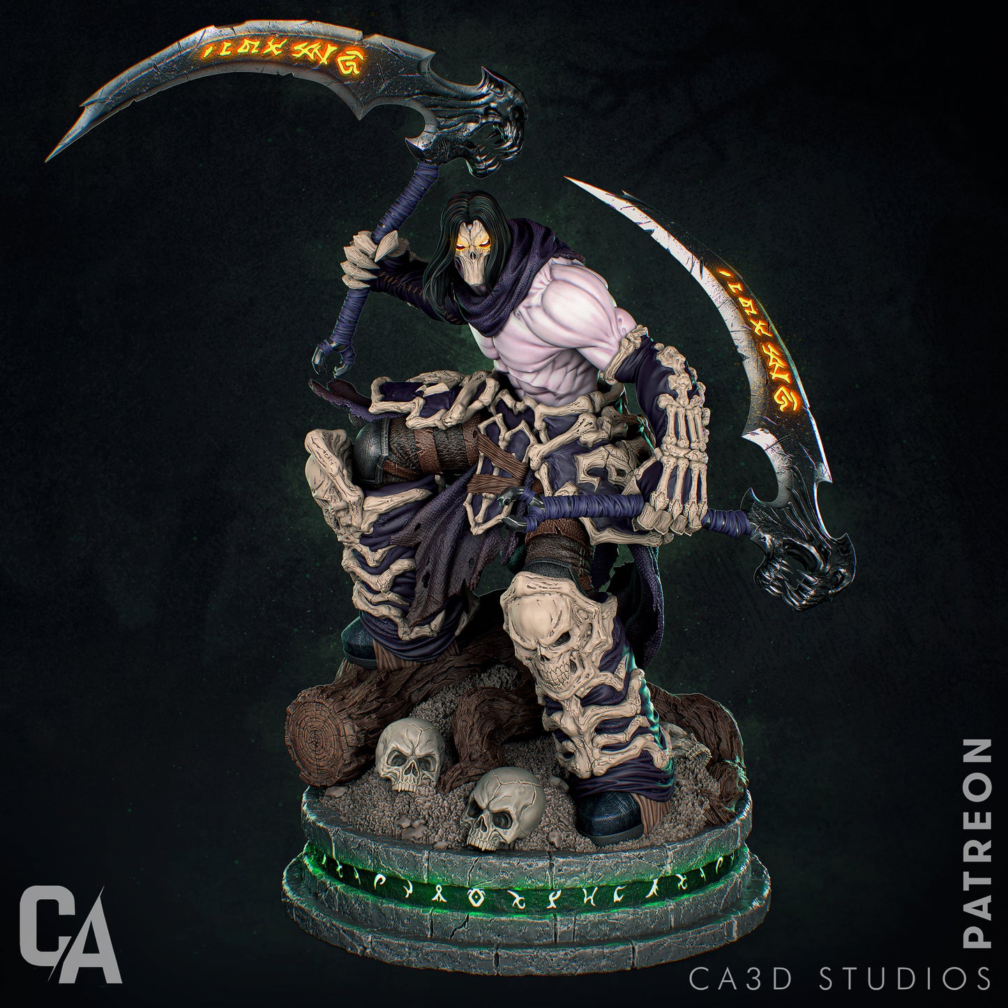 Death Collectible Resin Fan Art Pro Painted - MTO