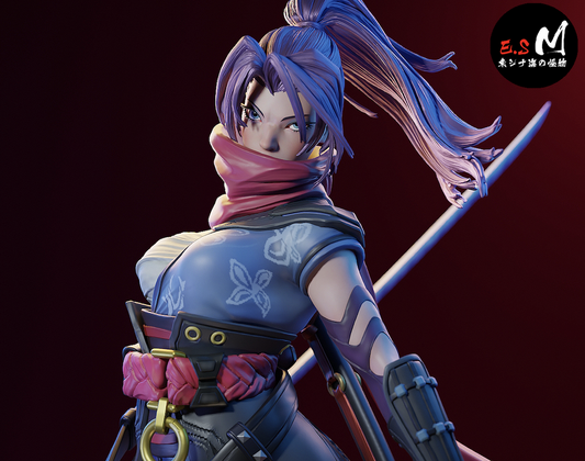 Psylocke Resin Art (East Sea Monster Version)