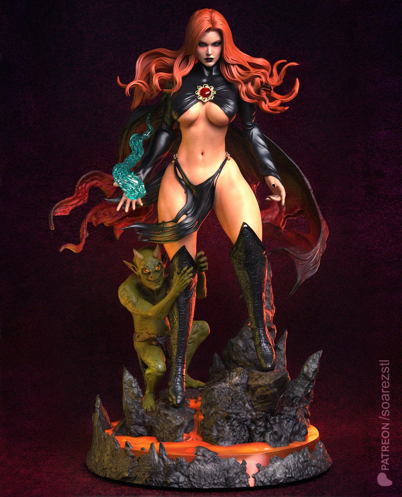 Madeline Pryor Goblin Queen Resin Fan Art Sculpture (Soarez)