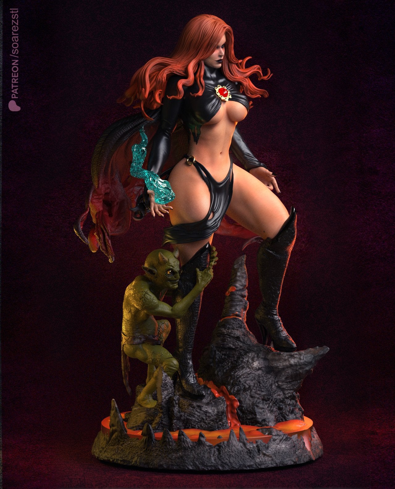 Madeline Pryor Goblin Queen Resin Fan Art Sculpture (Soarez)