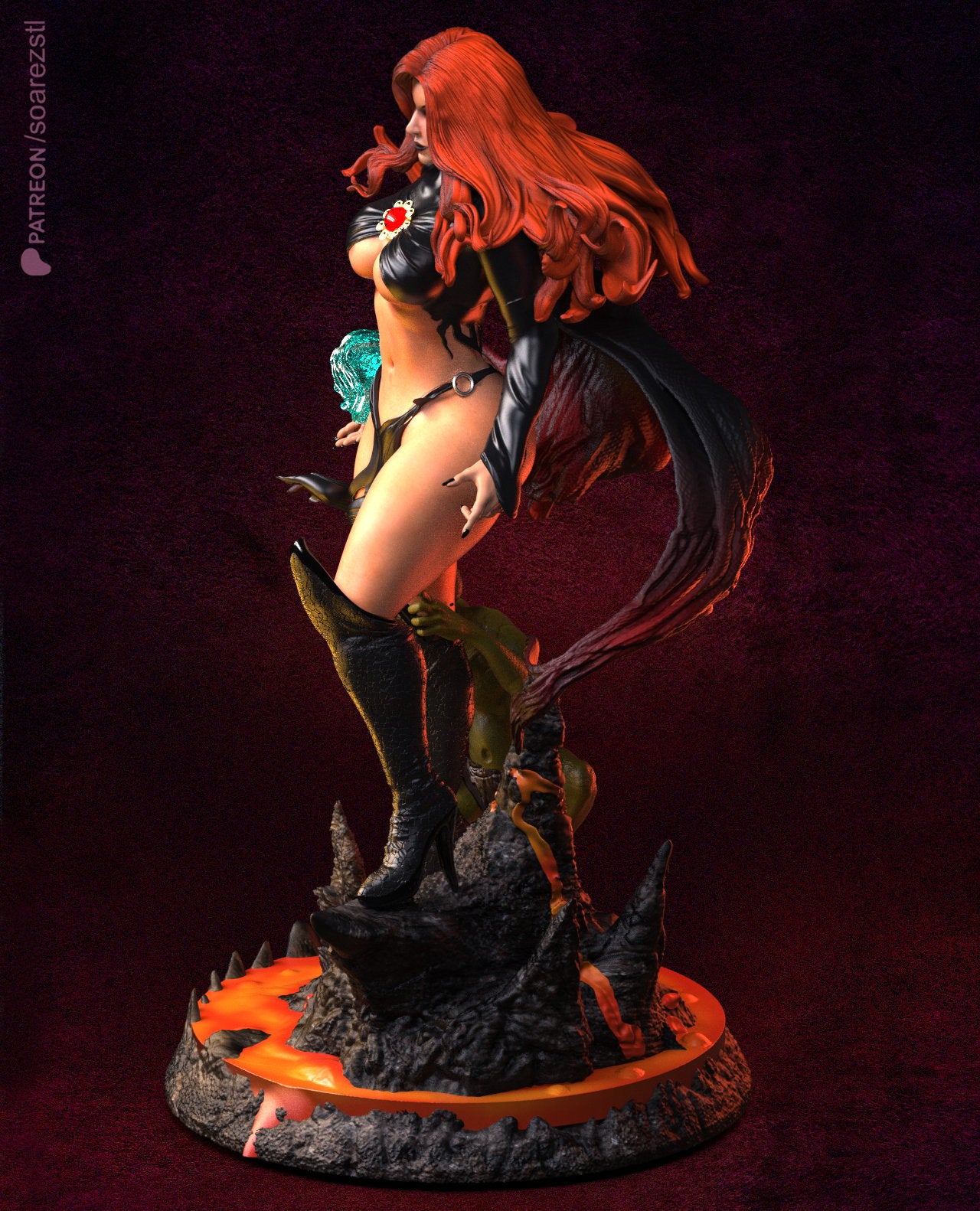 Madeline Pryor Goblin Queen Resin Fan Art Sculpture (Soarez)