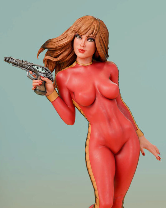 Barbarella Resin Fan Art (Design by Abe3D)