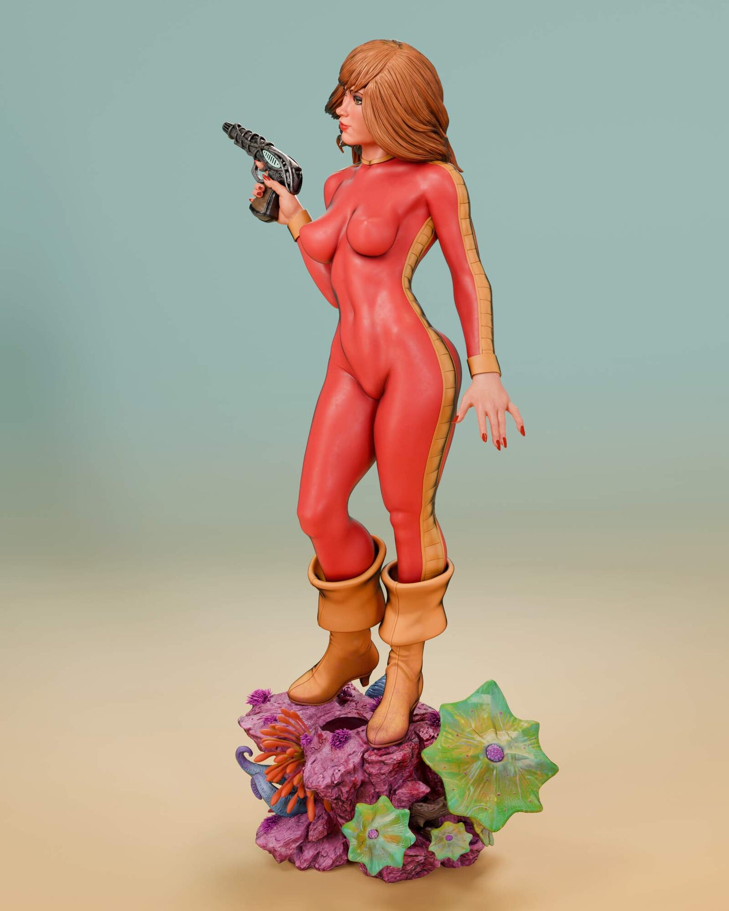 Barbarella Resin Fan Art (Design by Abe3D)