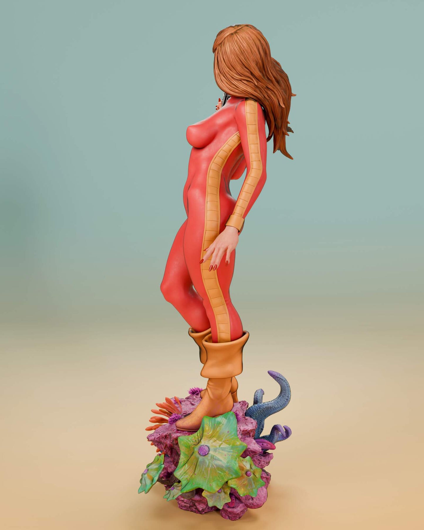 Barbarella Resin Fan Art (Design by Abe3D)
