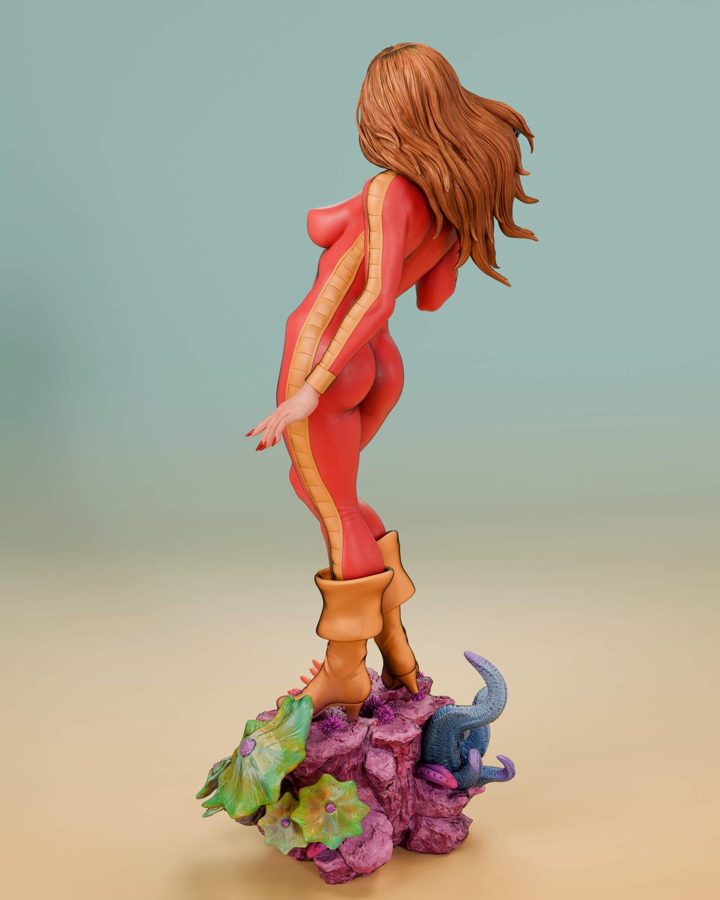 Barbarella Resin Fan Art (Design by Abe3D)