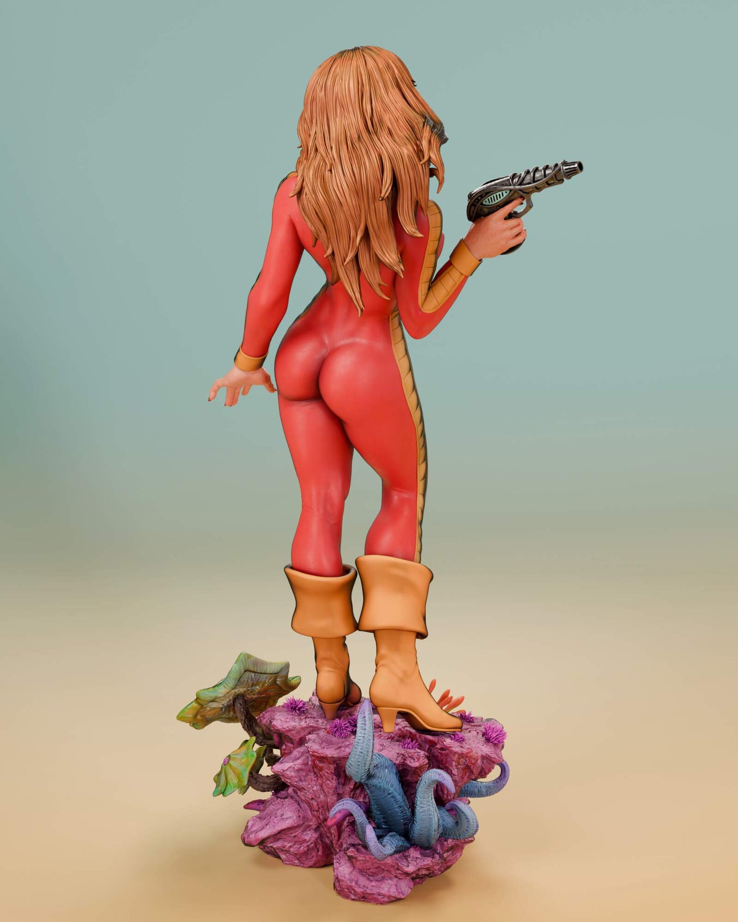 Barbarella Resin Fan Art (Design by Abe3D)