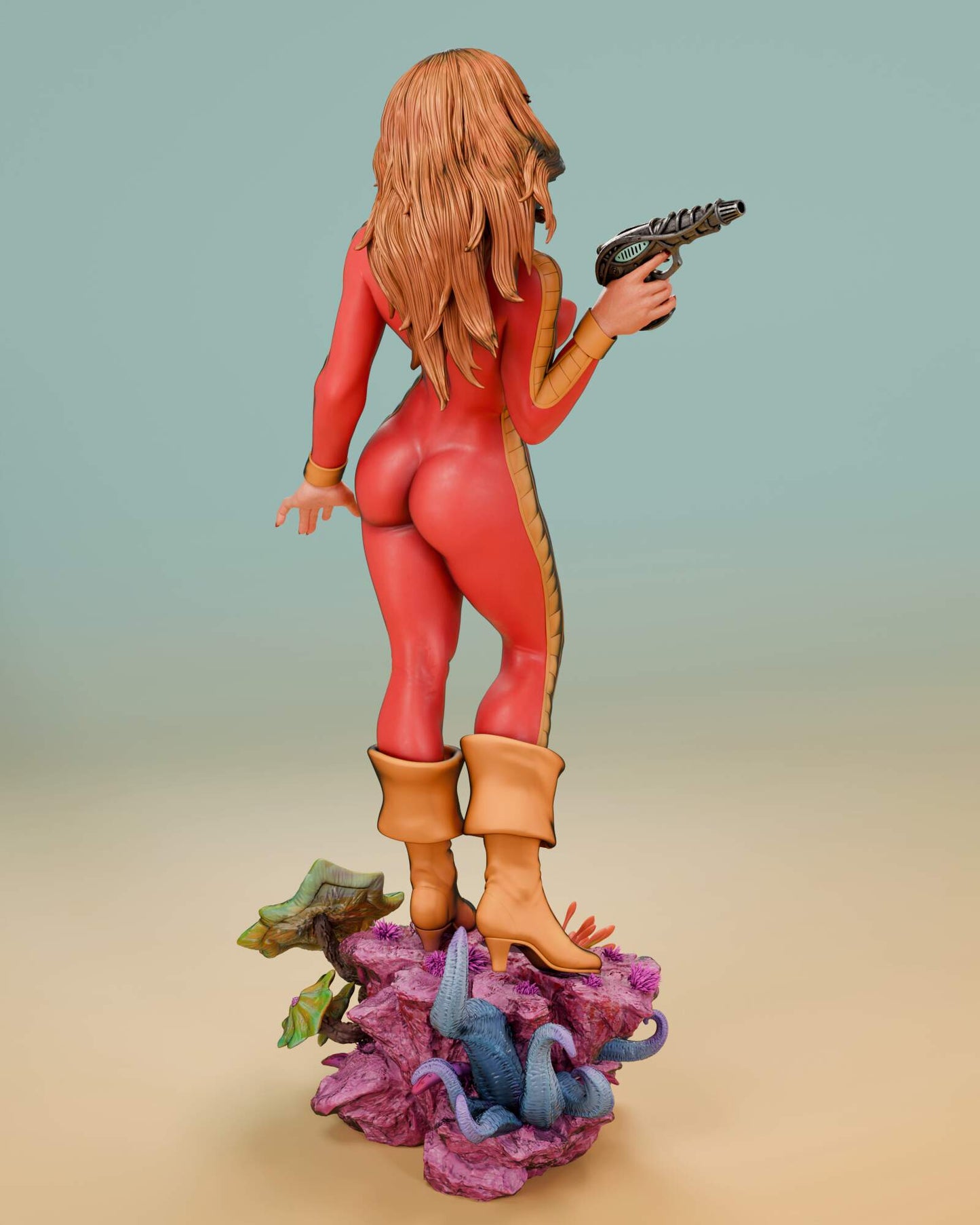 Barbarella Resin Fan Art (Design by Abe3D)